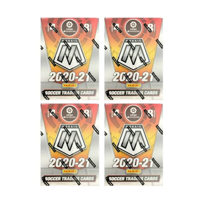 2020-21 Panini Mosaic La Liga Soccer Blaster Box 4x Lot
