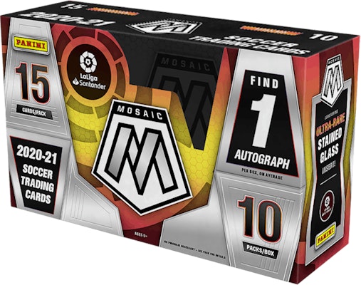 2020-21 Panini Mosaic La Liga Soccer Hobby Box Buy 2020-21 Panini Mosaic La Liga Soccer Hobby Box