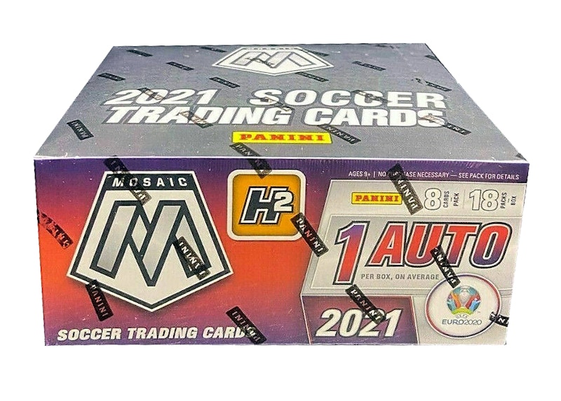 2020-21 Panini Mosaic UEFA Euro Soccer H2 Hobby Box