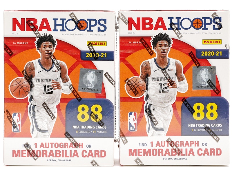 2020-21 Panini NBA Hoops Basketball Blaster Box 2x Lot