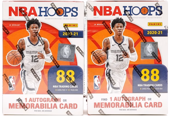 2020-21 Panini NBA Hoops Basketball Blaster Box 2x Lot Buy 2020-21 Panini NBA Hoops Basketball Blaster Box 2x Lot