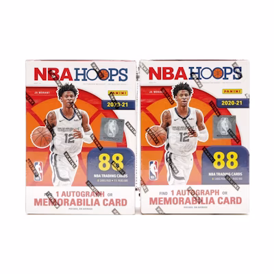 2020-21 Panini NBA Hoops Basketball Blaster Box 2x Lot