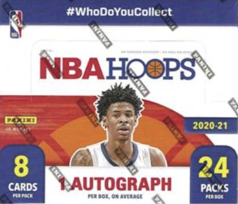 2020-21 Panini NBA Hoops Basketball Retail Box Buy 2020-21 Panini NBA Hoops Basketball Retail Box