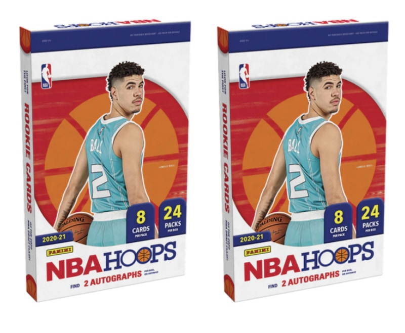2020-21 Panini NBA Hoops Hobby Box 2x Lot