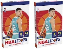 2020-21 Panini NBA Hoops Hobby Box 2x Lot 2020-21 Panini NBA Hoops Hobby Box 2x Lot