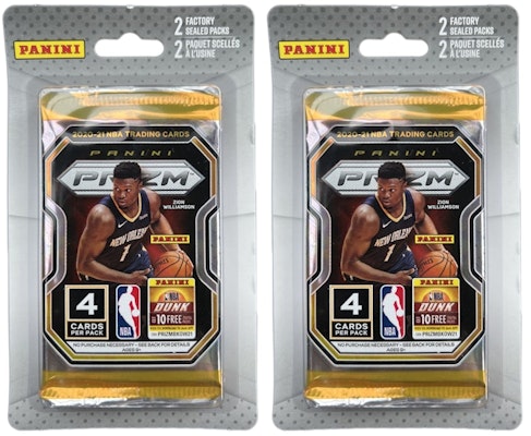 2020-21 Panini Prizm Basketball 2 Pack Blister 2x Lot Buy 2020-21 Panini Prizm Basketball 2 Pack Blister 2x Lot