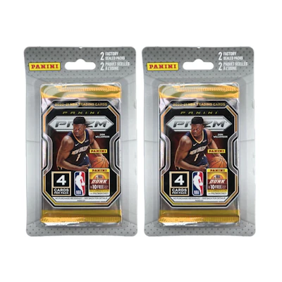 2020-21 Panini Prizm Basketball 2 Pack Blister 2x Lot
