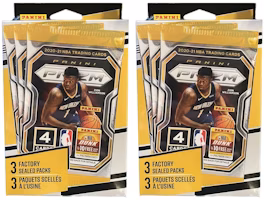 2020-21 Panini Prizm Basketball 3 Pack Hanger Box 2x Lot 2020-21 Panini Prizm Basketball 3 Pack Hanger Box 2x Lot