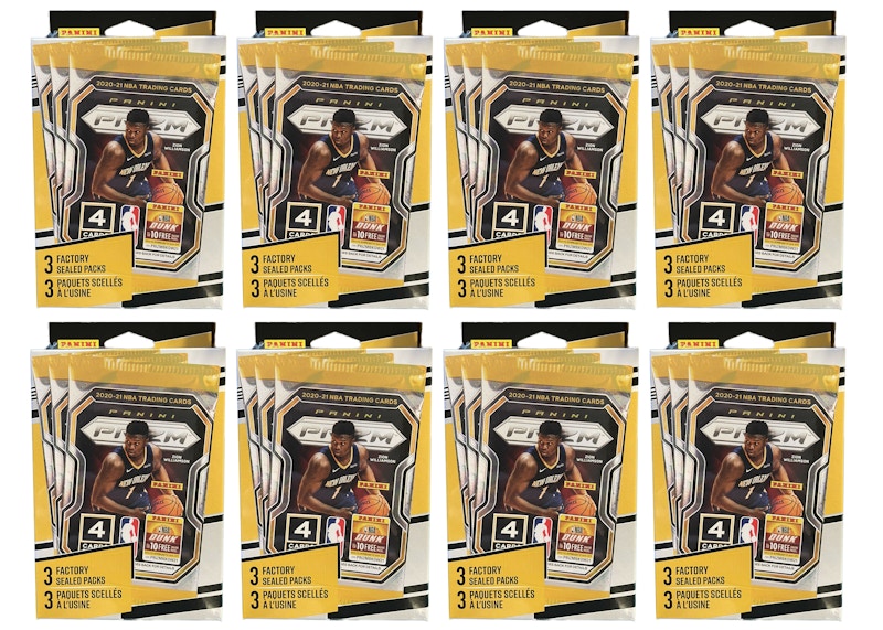 2020-21 Panini Prizm Basketball 3 Pack Hanger Box 8x Lot