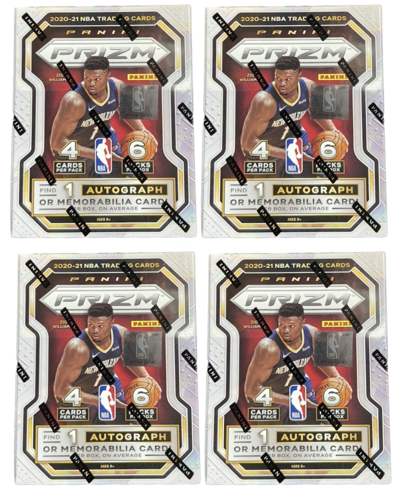 2020-21 Panini Prizm Basketball Blaster Box 4x Lot