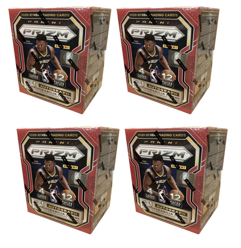 2020-21 Panini Prizm Basketball Fanatics Blaster Box (48 Cards) 4x Lot