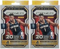 2020-21 Panini Prizm Basketball Hanger Box (Orange Ice) 20 Ct. 2x Lot 2020-21 Panini Prizm Basketball Hanger Box (Orange Ice) 20 Ct. 2x Lot