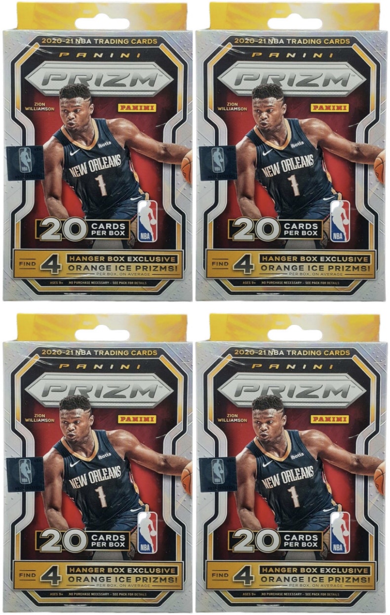 2020-21 Panini Prizm NBA Basketball Hanger Box (20 Cards/Box