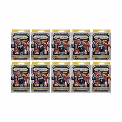 2020-21 Panini Prizm Basketball Hanger Box (Orange Ice) 20 Ct. 10x Lot