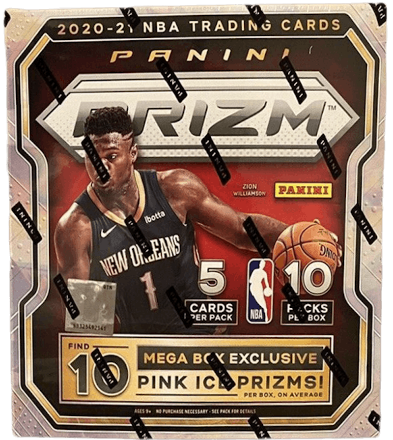 Buy 2020-21 Panini Prizm 篮球珍藏盒 (粉冰折射卡)