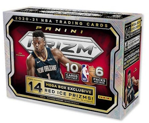 2020-21 Panini Prizm Basketball Mega Box (Red Ice Prizms) (Red or Blue Box) Buy 2020-21 Panini Prizm Basketball Mega Box (Red Ice Prizms) (Red or Blue Box)