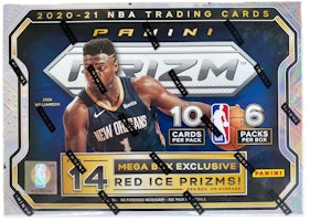 Kotak Mega Panini Prizm Basketball 2020-21 (Red Ice Prizms) (Kotak Merah atau Biru) Order Kotak Mega Panini Prizm Basketball 2020-21 (Red Ice Prizms) (Kotak Merah atau Biru)