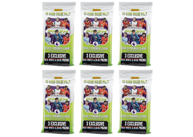 2020-21 Panini Prizm Premier League Soccer Fat Pack 6x lot
