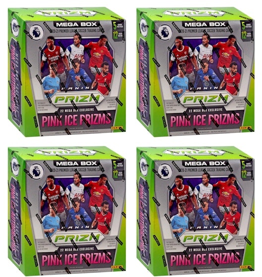 2020-21-panini-prizm-premier-league-soccer-mega-box-pink-ice-prizms-4x-lot