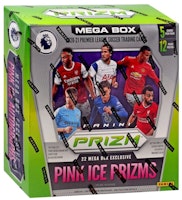 2020-21 Panini Prizm Premier League Soccer Mega Box (Pink Ice Prizms) 2020-21 Panini Prizm Premier League Soccer Mega Box (Pink Ice Prizms)