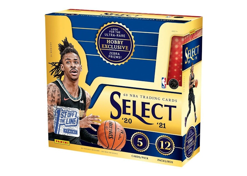 2020-21 Panini Select Basketball 1st Off The Line Hobby Box