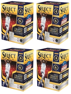2020-21 Panini Select Basketball Blaster Box (Flash Prizms) 4x Lot Buy 2020-21 Panini Select Basketball Blaster Box (Flash Prizms) 4x Lot