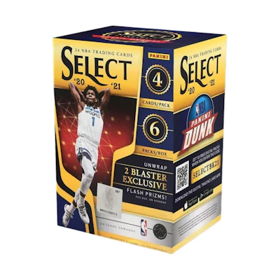 2020-21 Panini Select Basketball Blaster Box (Flash Prizms)