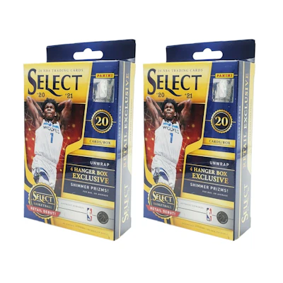 2020-21 Panini Select Basketball Hanger Box (Shimmer Prizms) 2x Lot