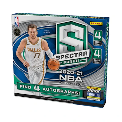 2020-21 Panini Spectra Basketball Hobby Box