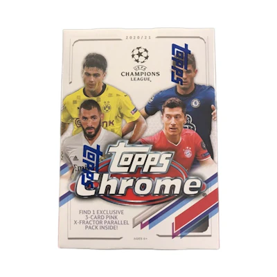 2020-21 Topps Chrome UEFA Champions League Soccer Blaster Box
