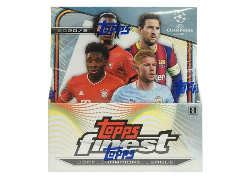 2020-21 Topps Finest UEFA Champions League Soccer Hobby Box
