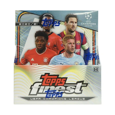 2020-21 Topps Finest UEFA Champions League Soccer Hobby Box