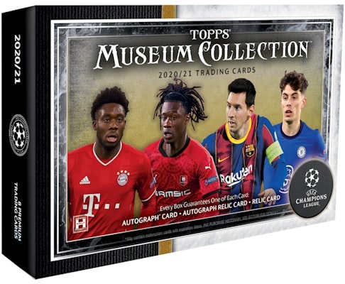 2020-21 Topps Museum Collection UEFA Champions League Soccer Hobby Box Buy 2020-21 Topps Museum Collection UEFA Champions League Soccer Hobby Box