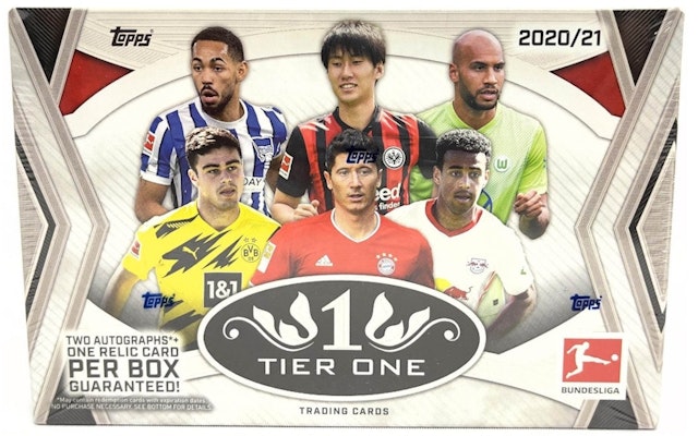 2020-21 Topps Tier One Bundesliga Soccer Hobby Box Buy 2020-21 Topps Tier One Bundesliga Soccer Hobby Box