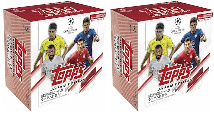 2020-21 Topps UEFA Champions League (Japan Edition) Soccer Box 2x Lot Buy 2020-21 Topps UEFA Champions League (Japan Edition) Soccer Box 2x Lot