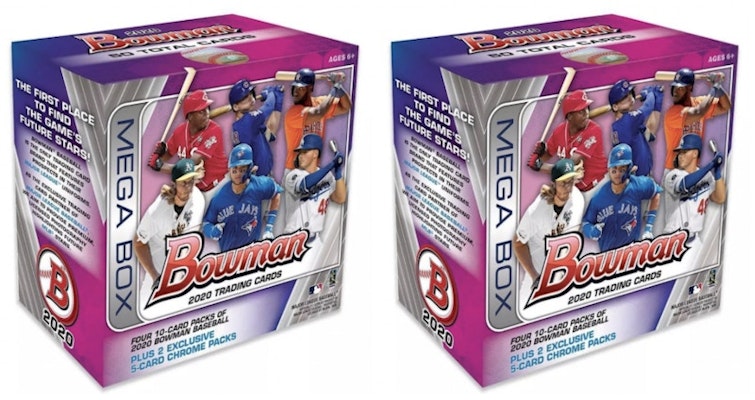 2020 Bowman Baseball Mega Box 2x Lot Buy 2020 Bowman Baseball Mega Box 2x Lot