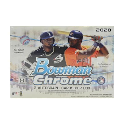2020 Bowman Chrome Baseball HTA Jumbo Box