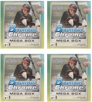 2020 Bowman Chrome Baseball Mega Box 4x Lot 2020 Bowman Chrome Baseball Mega Box 4x Lot