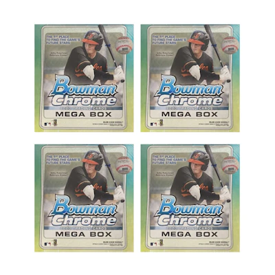 2020 Bowman Chrome Baseball Mega Box 4x Lot