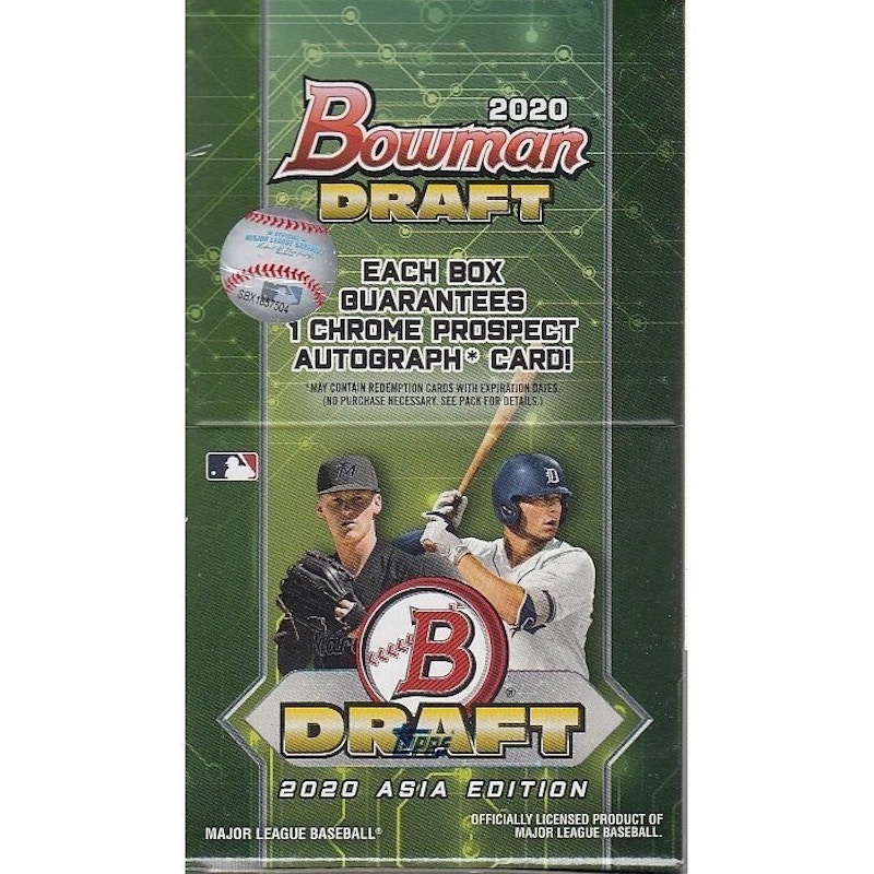 2020 Bowman Draft Asia Baseball Hobby Box