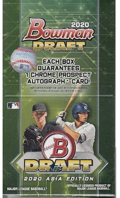 2020 Bowman Draft Asia Baseball Hobby Box Buy 2020 Bowman Draft Asia Baseball Hobby Box