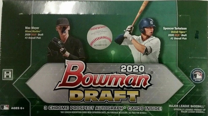 Caja Jumbo de Béisbol 2020 Bowman Draft Buy Caja Jumbo de Béisbol 2020 Bowman Draft