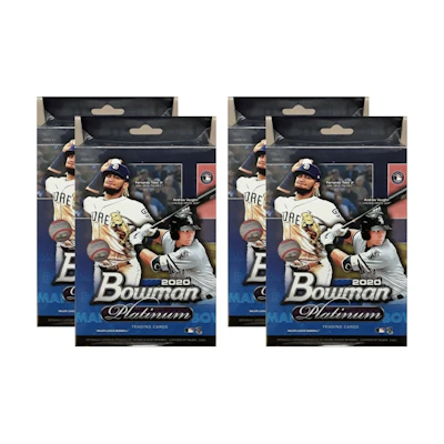 2020 Bowman Platinum Baseball Hanger Box 4x Lot