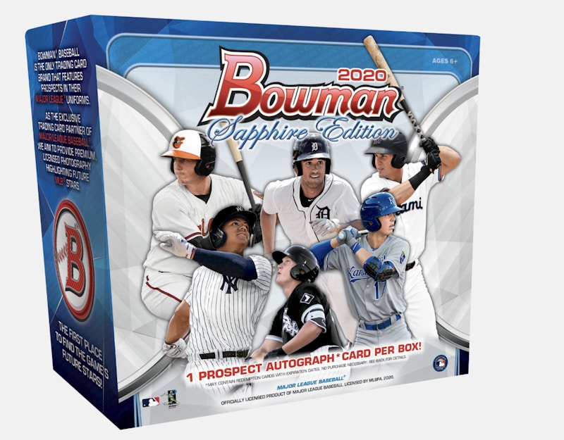 2020 Bowman Sapphire Edition Baseball Box