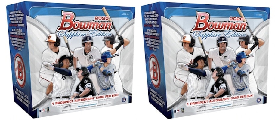 2020 Bowman Sapphire Edition Baseball Box 2X Lot Buy 2020 Bowman Sapphire Edition Baseball Box 2X Lot