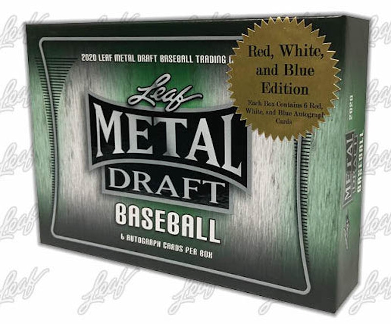 2020 Leaf Metal Draft Baseball Red, White and Blue Edition Hobby Box