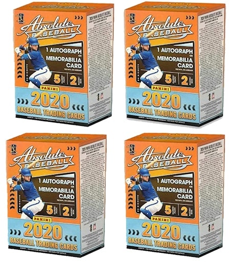 2020-panini-absolute-baseball-blaster-box-4x-lot