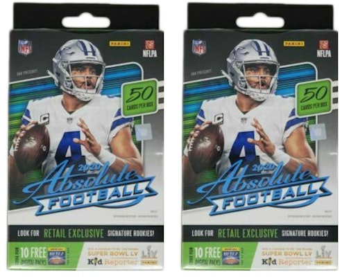 2020 Panini Absolute Football Hanger Box 2x Set Buy 2020 Panini Absolute Football Hanger Box 2x Set