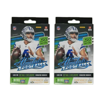 2020 Panini Absolute Football Hanger Box 2x Lot
