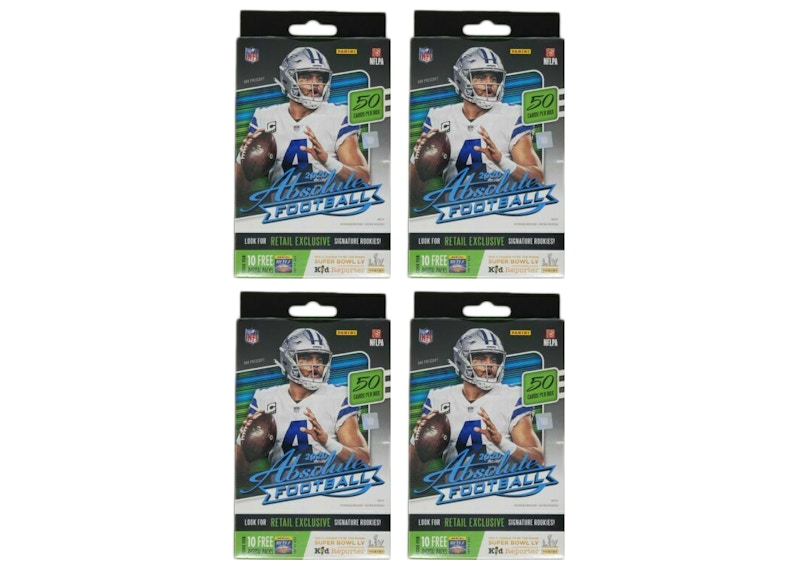 2020 Panini Absolute Football Hanger Box 4x Lot